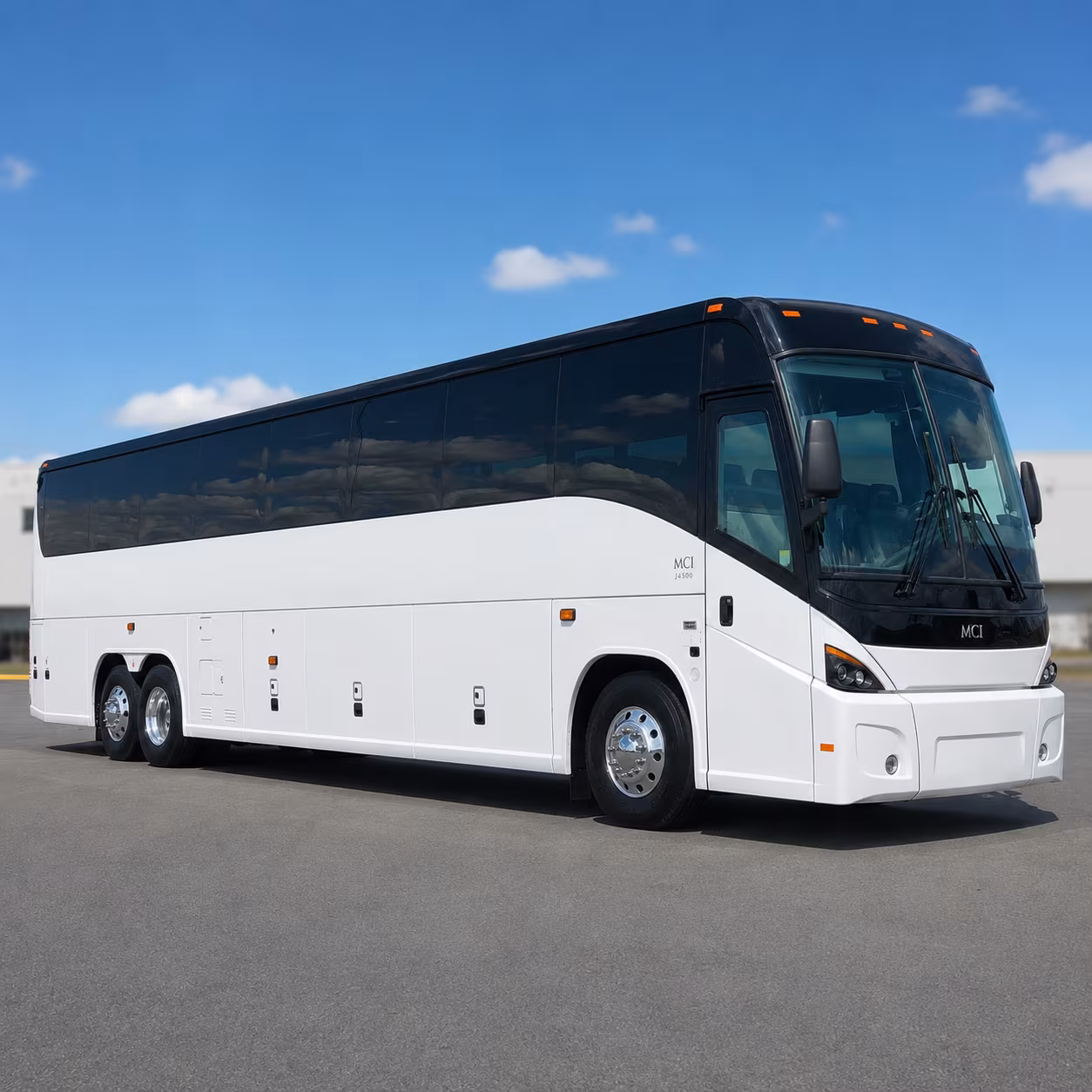 athens charter bus rental exterior