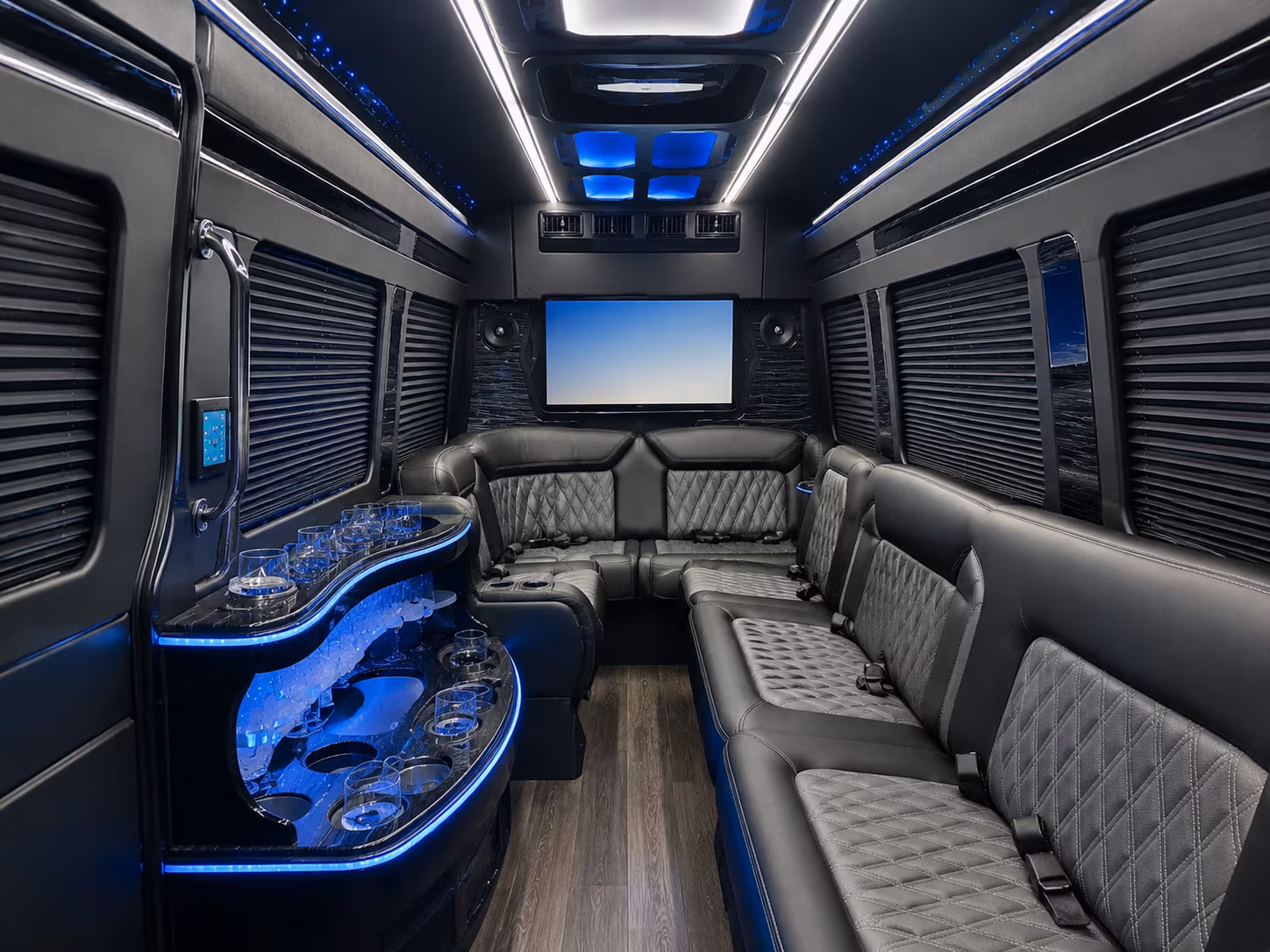 sprinter van transportation for groups and events across athens